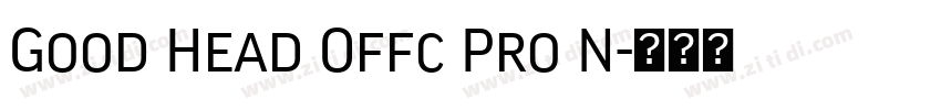 Good Head Offc Pro N字体转换